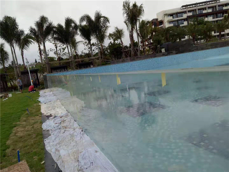 Paneles de piscina de acrílico para exterior hechos a medida